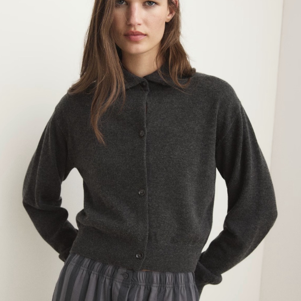 Mango wool cardigan NWT